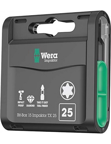 Wera Bit-Box 15 Impaktor TX