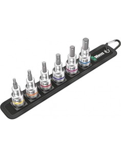WERA Belt C 2 Zyklop Bit socket set hexagon socket w....