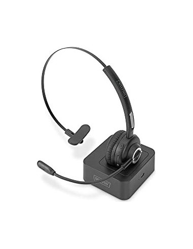DIGITUS On Ear Bluetooth Headset with Docking Station