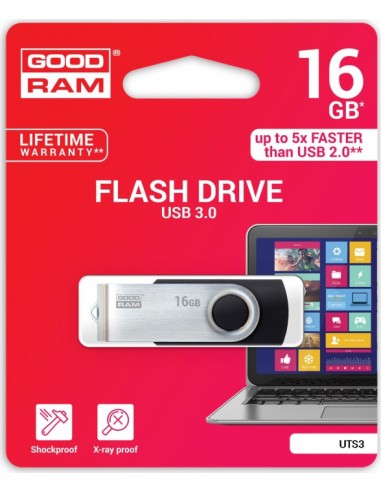 GOODRAM UTS3 USB 3.0        16GB Black