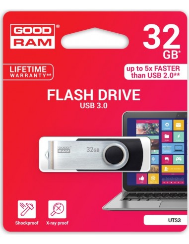 GOODRAM UTS3 USB 3.0        32GB Black
