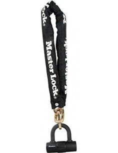 Master Lock Steel Chain with keyed Mini U-Lock 8234EURDPRO