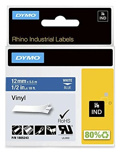 DYMO IND Vinyl Labels