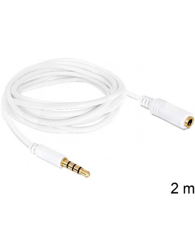 DeLOCK 3.5mm 2m audio cable White