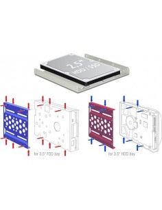 DeLOCK 21287 drive bay panel 8.89 cm (3.5") Carrier panel... 2