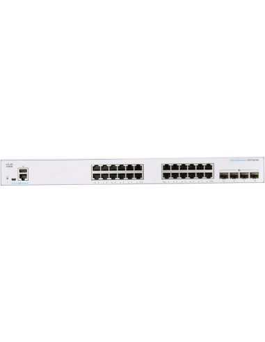 Cisco CBS350-24T-4X-EU network switch Managed L2/L3 Gigabit Ethernet (10/100/1000) Silver