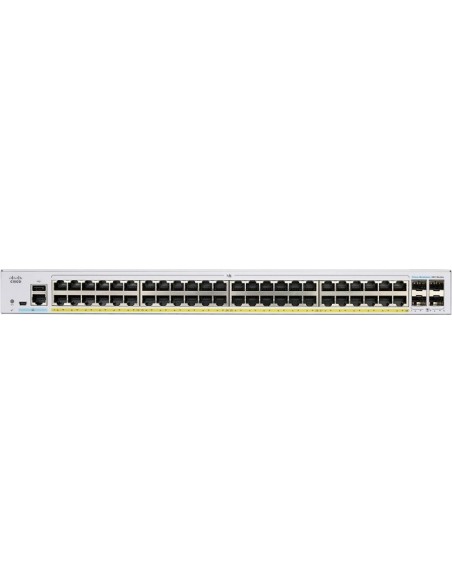 Cisco CBS350-48FP-4X-EU network switch Managed L2/L3 Gigabit Ethernet (10/100/1000) Silver