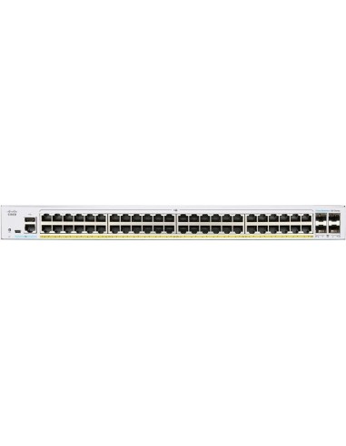 Cisco CBS350-48P-4G-EU network switch Managed L2/L3 Gigabit Ethernet (10/100/1000) Silver