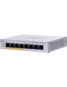 Cisco CBS110-8PP-D Unmanaged L2 Gigabit Ethernet...