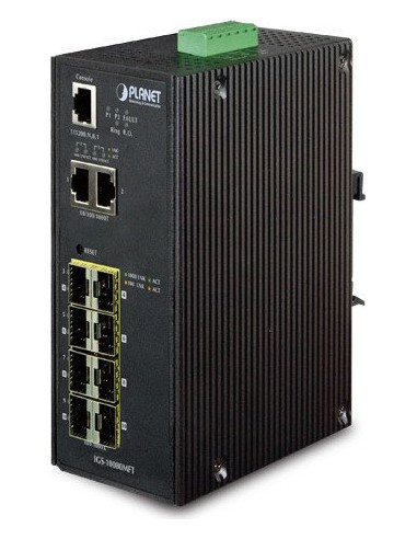 PLANET IGS-10080MFT network switch Managed Gigabit Ethernet (10/100/1000) Blue, White