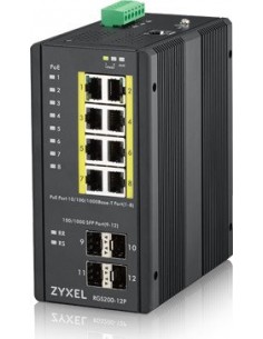 Zyxel RGS200-12P Managed L2 Gigabit Ethernet...