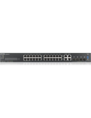 Zyxel GS2220-28-EU0101F network switch Managed L2 Gigabit Ethernet (10/100/1000) Black