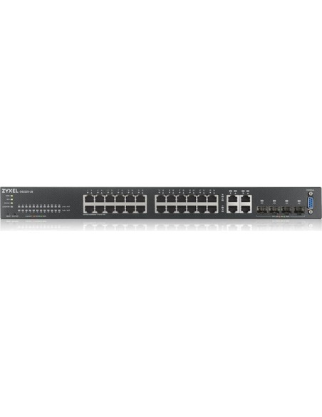 Zyxel GS2220-28-EU0101F network switch Managed L2 Gigabit Ethernet (10/100/1000) Black