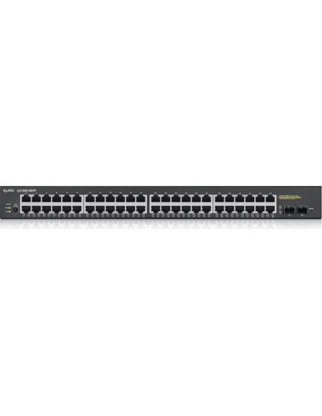 Zyxel GS1900-48HPv2 Managed L2 Gigabit Ethernet (10/100/1000) Power over Ethernet (PoE) Black