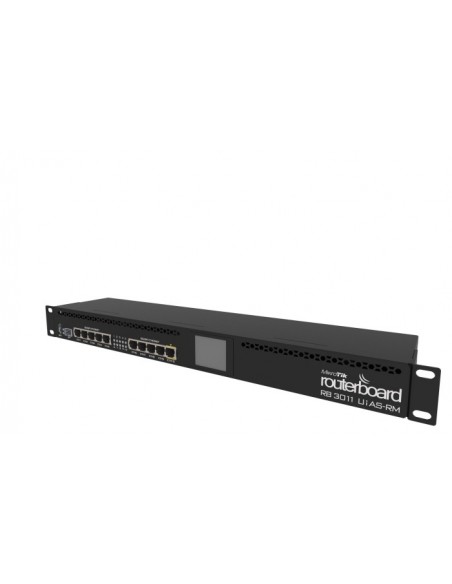 Mikrotik RB3011UIAS-RM wired router Gigabit Ethernet Black