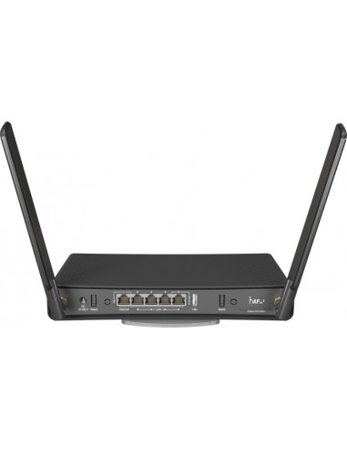 Mikrotik hAP ac3 wireless router Gigabit Ethernet Dual-band (2.4 GHz / 5 GHz) 4G Black