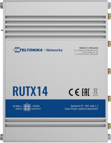 Teltonika RUTX14 wireless router Gigabit...