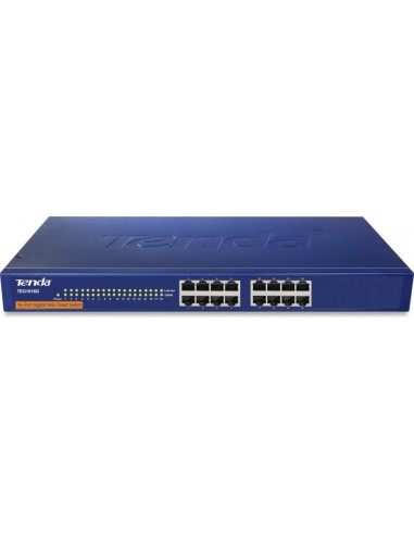 Tenda TEG1016G network switch Unmanaged Gigabit Ethernet (10/100/1000) 1U Blue
