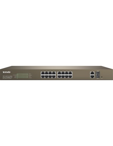 Tenda TEF1218P-16-250W network switch L2 Fast Ethernet (10/100) Power over Ethernet (PoE) Grey