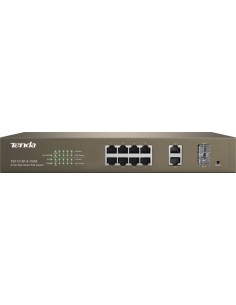 Tenda TEF1210P-8-150W Fast Ethernet (10/100) Grey Power...