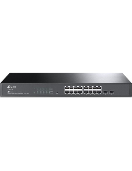 TP-LINK JetStream 16-Port Gigabit Smart Switch with 2 SFP Slots