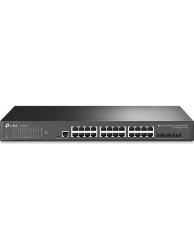 TP-LINK JetStream 24-Port Gigabit L2+ Managed Switch with 4 10GE SFP+ Slots