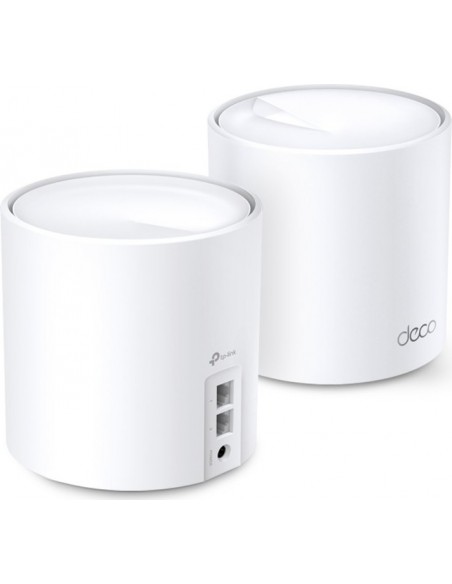 TP-LINK Deco X20 (2-pack) wireless router Gigabit Ethernet Dual-band (2.4 GHz / 5 GHz) 4G White
