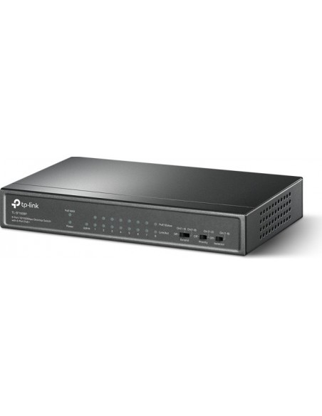 TP-LINK 9-Port 10/100Mbps Desktop Switch with 8-Port PoE+