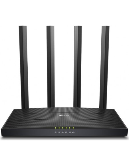 TP-LINK Archer C6U wireless router Gigabit Ethernet Dual-band (2.4 GHz / 5 GHz) 4G Black
