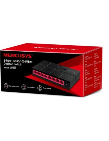 Mercusys 8-Port 10/100/1,000 Mbps Desktop Switch