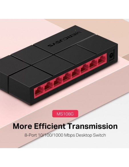 Mercusys 8-Port 10/100/1,000 Mbps Desktop Switch