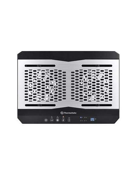 Thermaltake CL-N002-PL12BL-A notebook cooling pad 1300 RPM Aluminium,Black