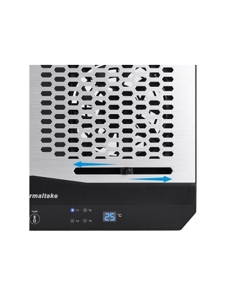 Thermaltake CL-N002-PL12BL-A notebook cooling pad 1300 RPM Aluminium,Black