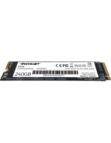 SSD Patriot Viper P310 M.2 PCI-Ex4 NVMe 240GB