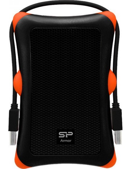 Silicon Power Armor A30 HDD/SSD enclosure Black, Orange