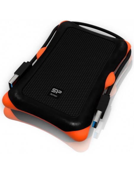 Silicon Power Armor A30 HDD/SSD enclosure Black, Orange