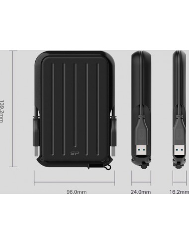 Silicon Power A66 external hard drive 4000 GB...