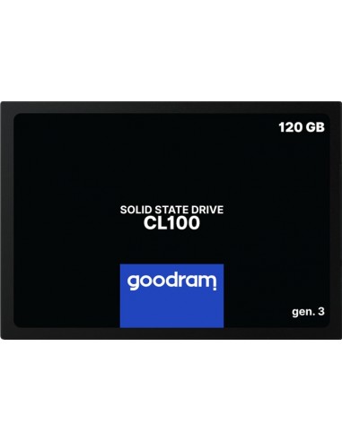 Goodram SSDPR-CL100-120-G3 internal solid state drive 2.5" 120 GB Serial ATA III 3D TLC
