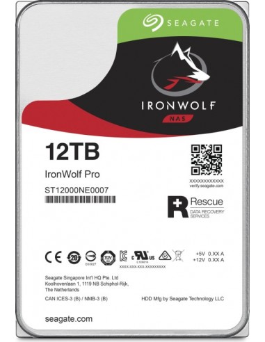 Seagate IronWolf Pro 3.5" 12000 GB Serial  ATA III