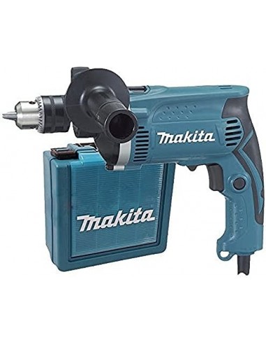 Makita HP1630K drill Key 3200 RPM Black,Blue 2.1 kg