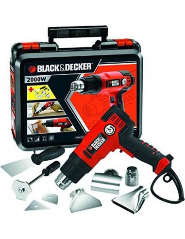 Black - Decker KX2200K-QS heat gun Hot air gun 720 l/min 645 °C 2000 W Black, Orange