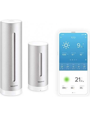 Netatmo NSW01-EC digital weather station Aluminum Wi-Fi