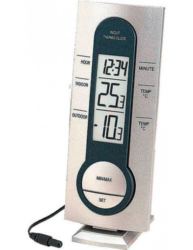 Technoline WS 7033 digital weather station Anthracite, Blue, Silver