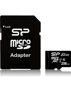 Silicon Power Elite memory card 256 GB MicroSDXC Class 10...