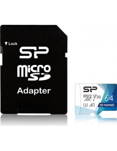 Silicon Power Superior Pro memory card 64 GB MicroSDXC...