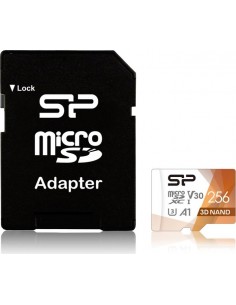Silicon Power Superior Pro memory card 256 GB MicroSDXC...