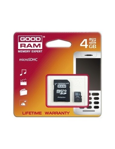 Goodram M40A memory card 8 GB MicroSDHC Class 4 UHS-I