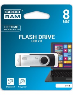 Goodram UTS2 USB flash drive 8 GB USB Type-A 2.0 Blue,Silver 2