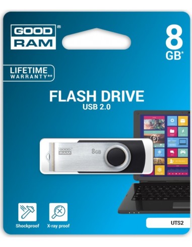 Goodram UTS2 USB flash drive 8 GB USB Type-A...