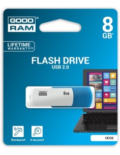 Goodram UCO2 USB flash drive 8 GB USB Type-A 2.0 Blue,White 2